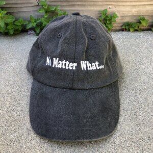 Vintage ADAMS NO MATTER WHAT... Baseball Dad Hat Men's Cool-Crown Tech Grey Cap 
